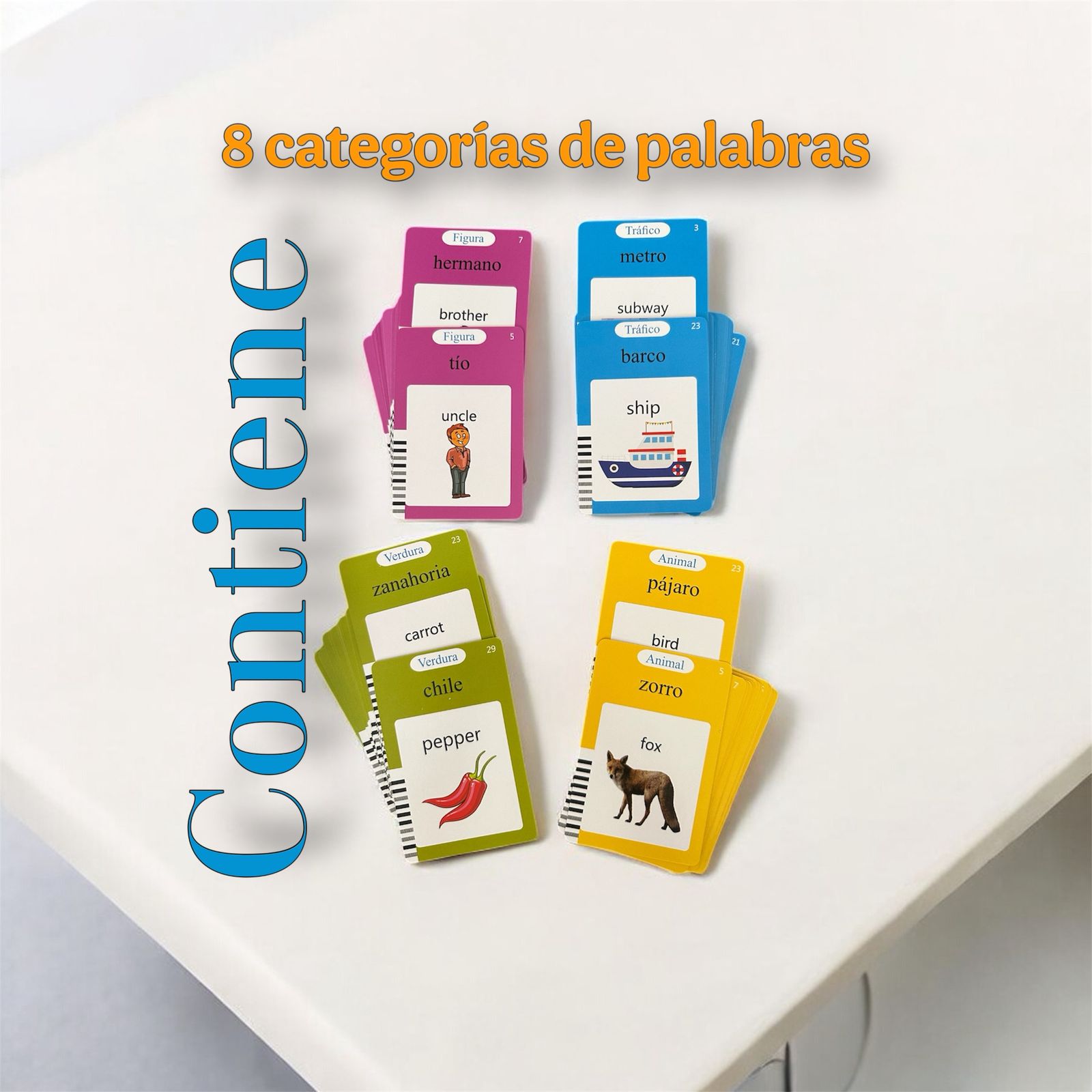 Juguete Educativo con Lector de Tarjetas Bilingüe y Dibujo para Aprender Palabras