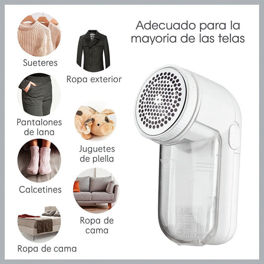 Removedor de pelusas Recargable para Ropa-Quita Pelusas- Corta pelusas- Softrenew